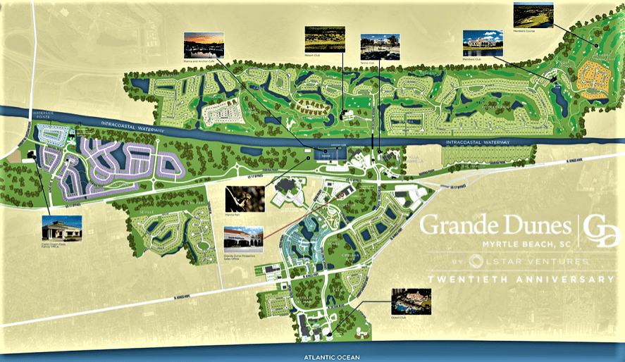 Myrtle Beach Golf Course Map Grande Dunes Myrtle Beach Sc Homes For Sale | James Schiller Team